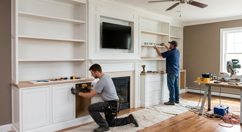 Built In Furniture Construction in Winston Salem, NC